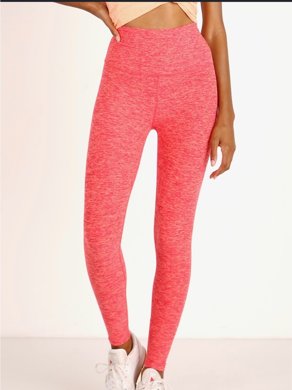 Beyond Yoga SpaceDye Caught In The MIidi High Rise Leggings Pink Crush XS